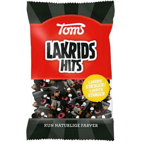 Toms Licorice Hits - 375 grams