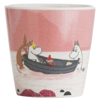 Moomin Mug "Forest & Lake", Pink - 84 grams