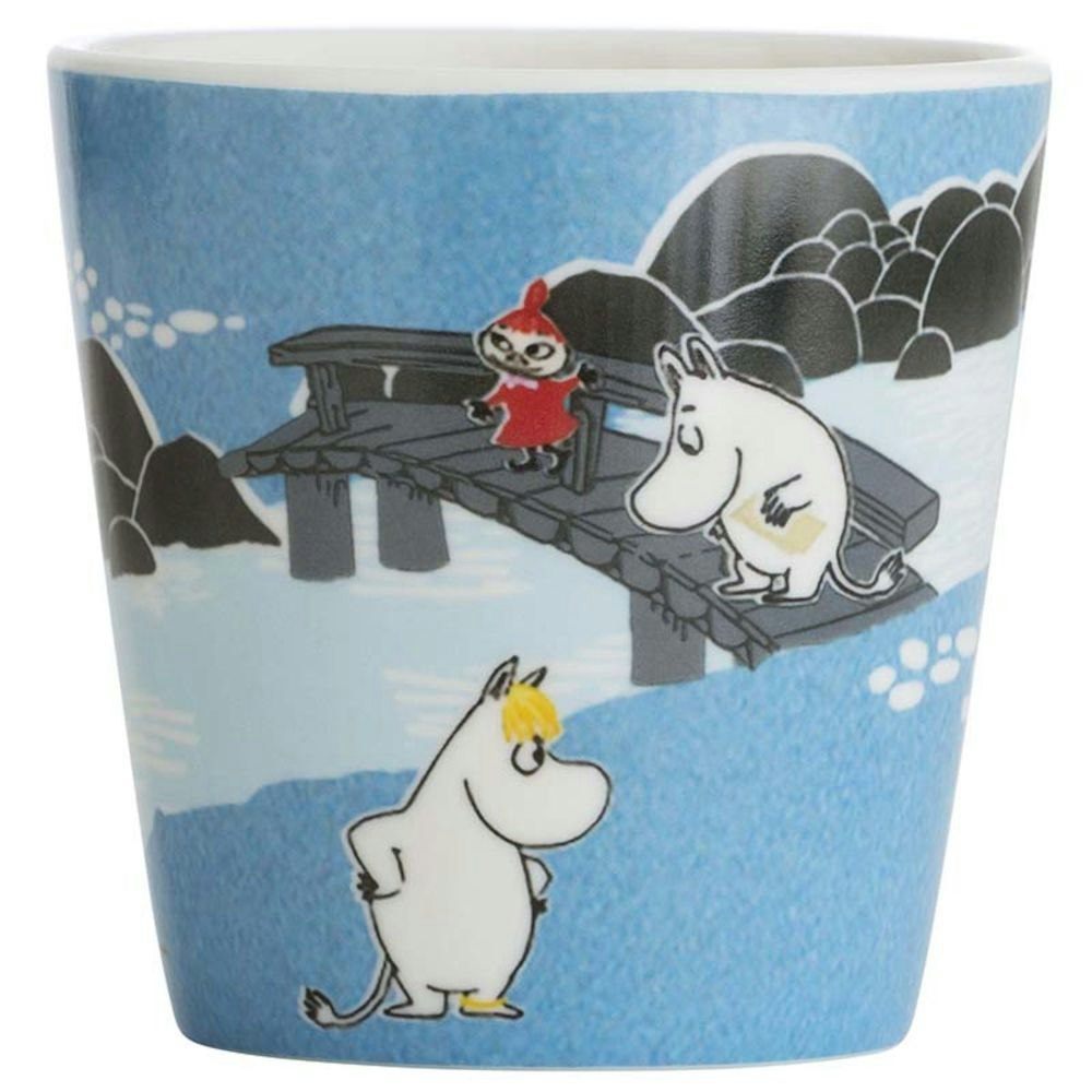 Moomin Mug "Forest & Lake", Blue - 84 grams