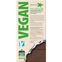 Green Star Vegan Light Chocolate, Hazelnut - 100 grams