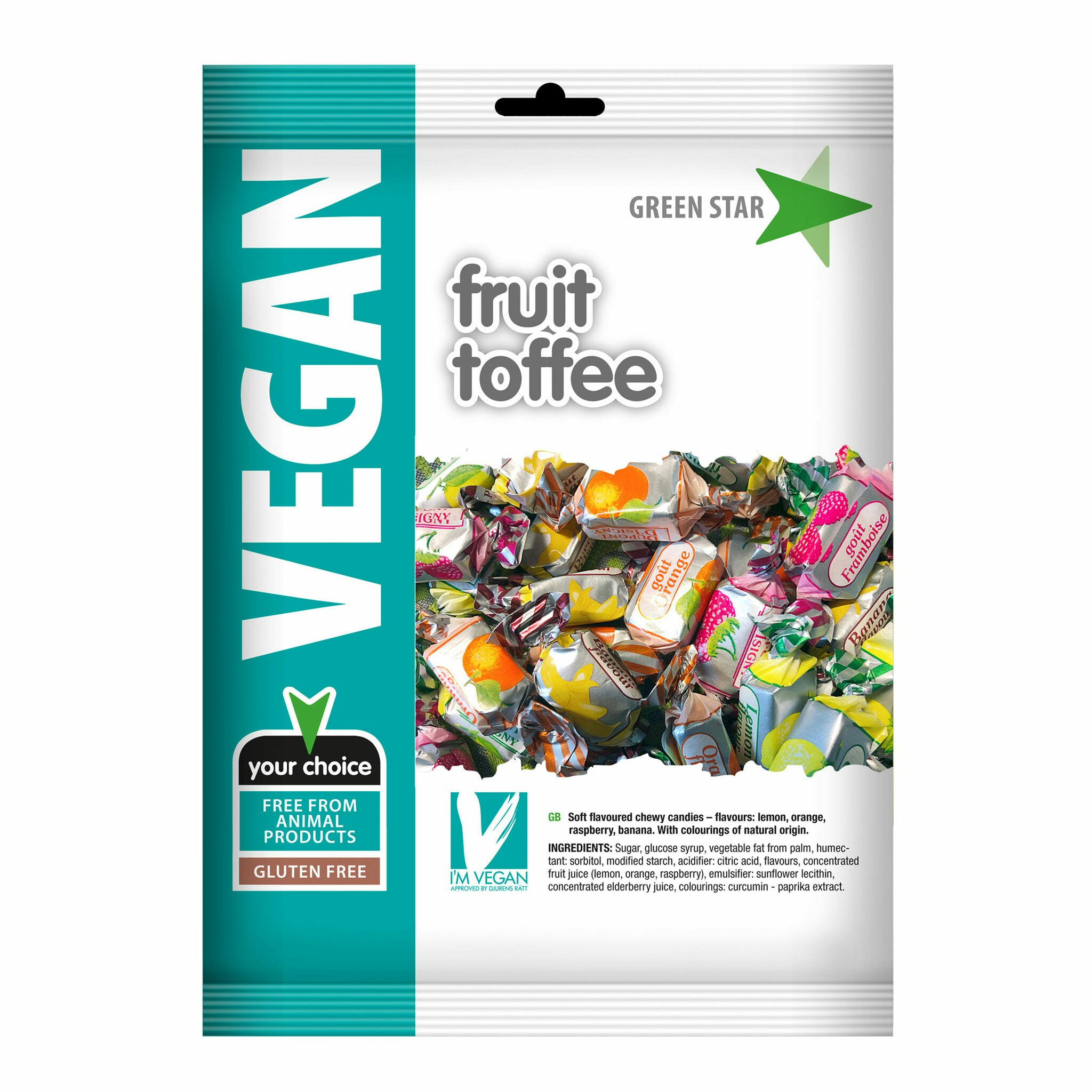 Green Star Fruit Toffee - 500 grams