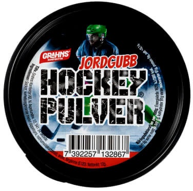 Grahns Hockey Powder, Strawberry - 12 grams