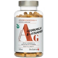 BioSalma Ashwagandha, Turmeric & B vitamins - 120 capsules