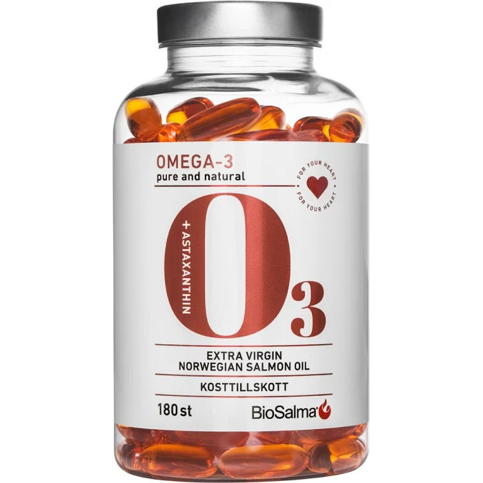 BioSalma Omega-3 Salmon Oil 1000 mg - 180 capsules