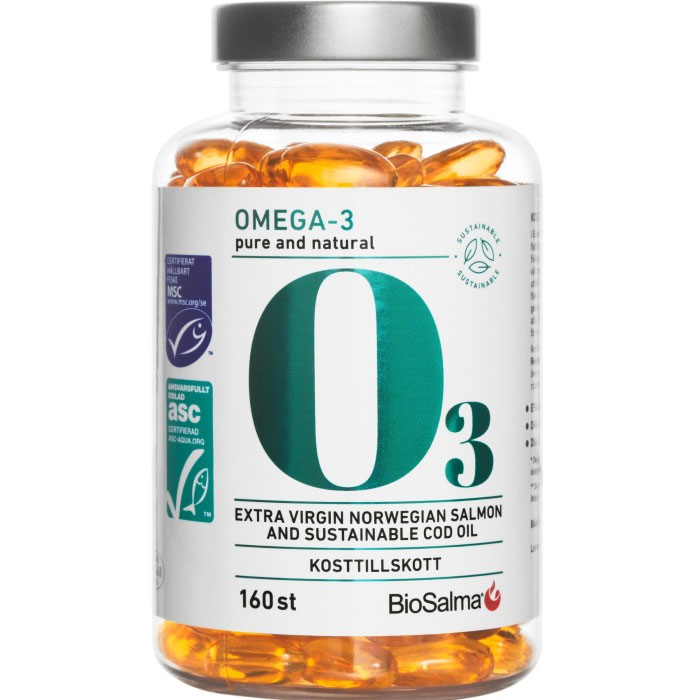 BioSalma Eco-labelled Omega-3 800 mg - 160 capsules