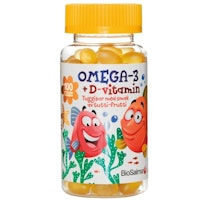 BioSalma Omega-3 + vitamin D - 100 chewable tablets