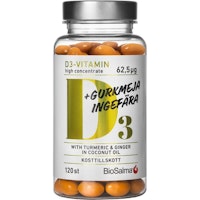 BioSalma D3 62.5µg + Turmeric Ginger - 120 capsules