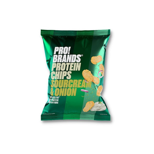 Pro!Brands Protein Chips Sourcream & Onion - 50 grams