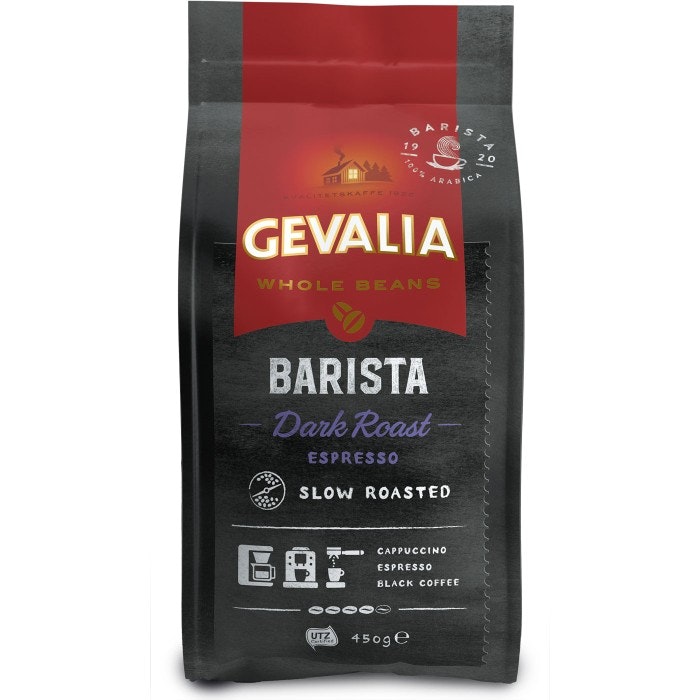 Gevalia Barista Dark Roast, Whole Beans - 450 grams