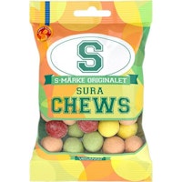 S-märke Chews Sour - 70 grams