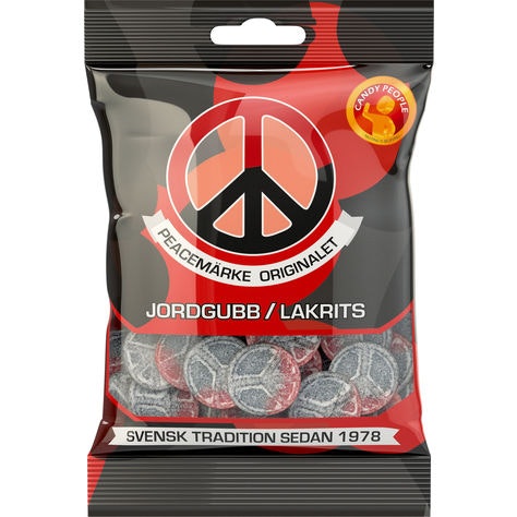 Peacemärke Strawberry/Licorice - 80 grams