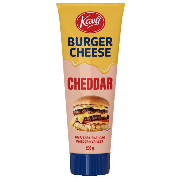 Kavli Burger Cheese, Cheddar - 230 grams