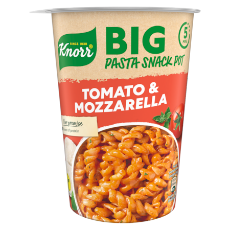 Knorr Big Pasta Snack Pot, Tomato & Mozzarella - 88 grams
