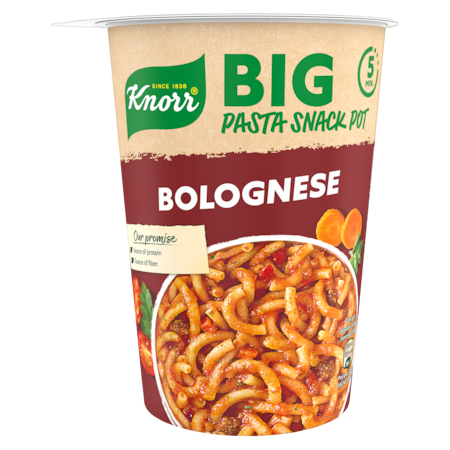 Knorr Big Pasta Snack Pot, Bolognese - 88 grams