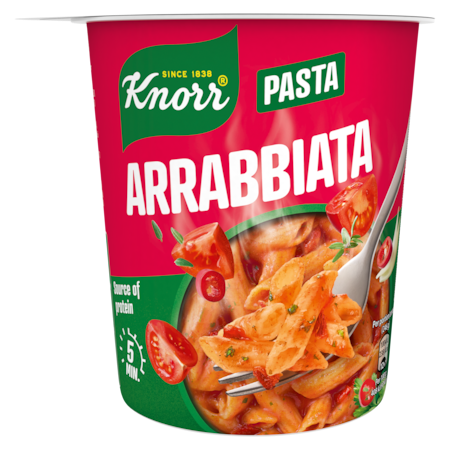 Knorr Pasta Snack Pot, Arrabiata - 66 grams