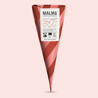 Malmö Chokladfabrik "Kärleksstruten" Raspberry 63% - 90 grams