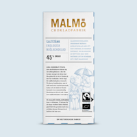 Malmö Chokladfabrik SALT SPRAY 45% CHOCOLATE BAR - 80 grams