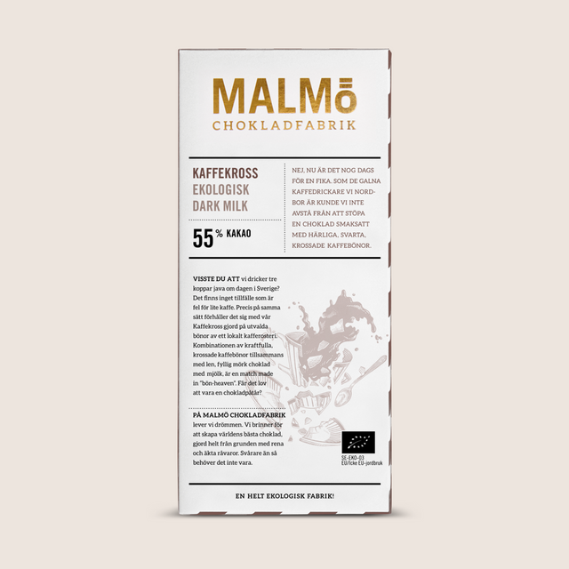 Malmö Chokladfabrik Crushed Coffee - 80 grams