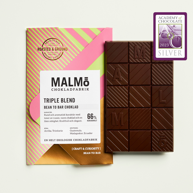 Malmö Chokladfabrik Triple Blend 66% - 58 grams