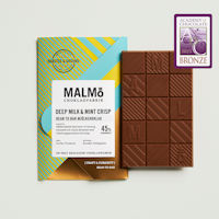Malmö Chokladfabrik Deep Milk & Mint Crisp 45% - 58 grams