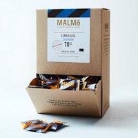 Malmö Chokladfabrik Neapolitans, Esmeralda Ecuador 70% - 200pcs. x 5 grams