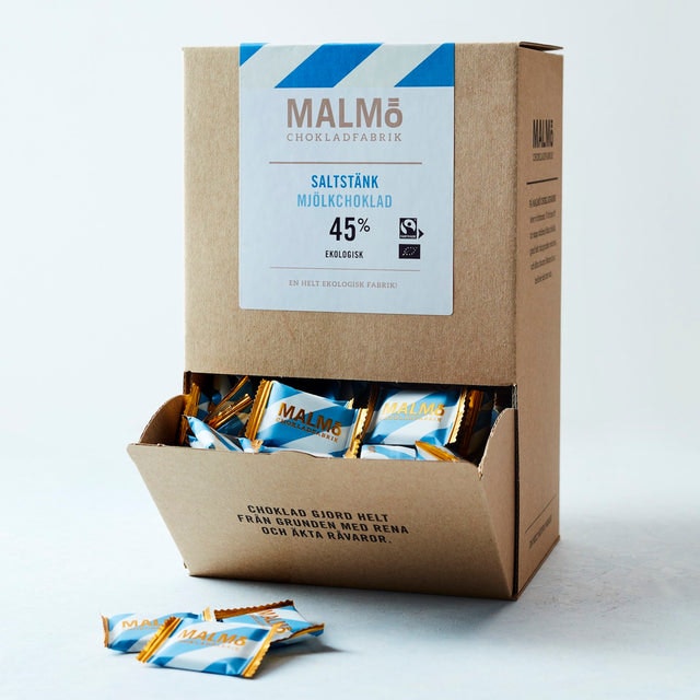 Malmö Chokladfabrik Neapolitans, Salty Splash 45% - 200 pcs. x 5 grams