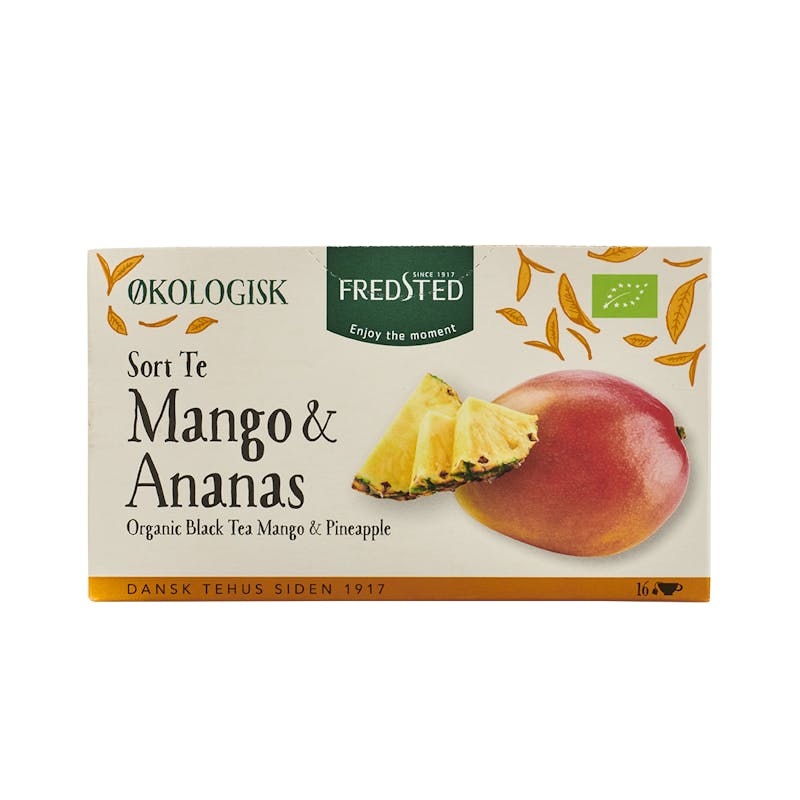 Fredsted Organic Black Tea Mango & Pineapple - 16 bags