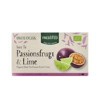 Fredsted eco black tea with passion fruit & lime - 16 bags