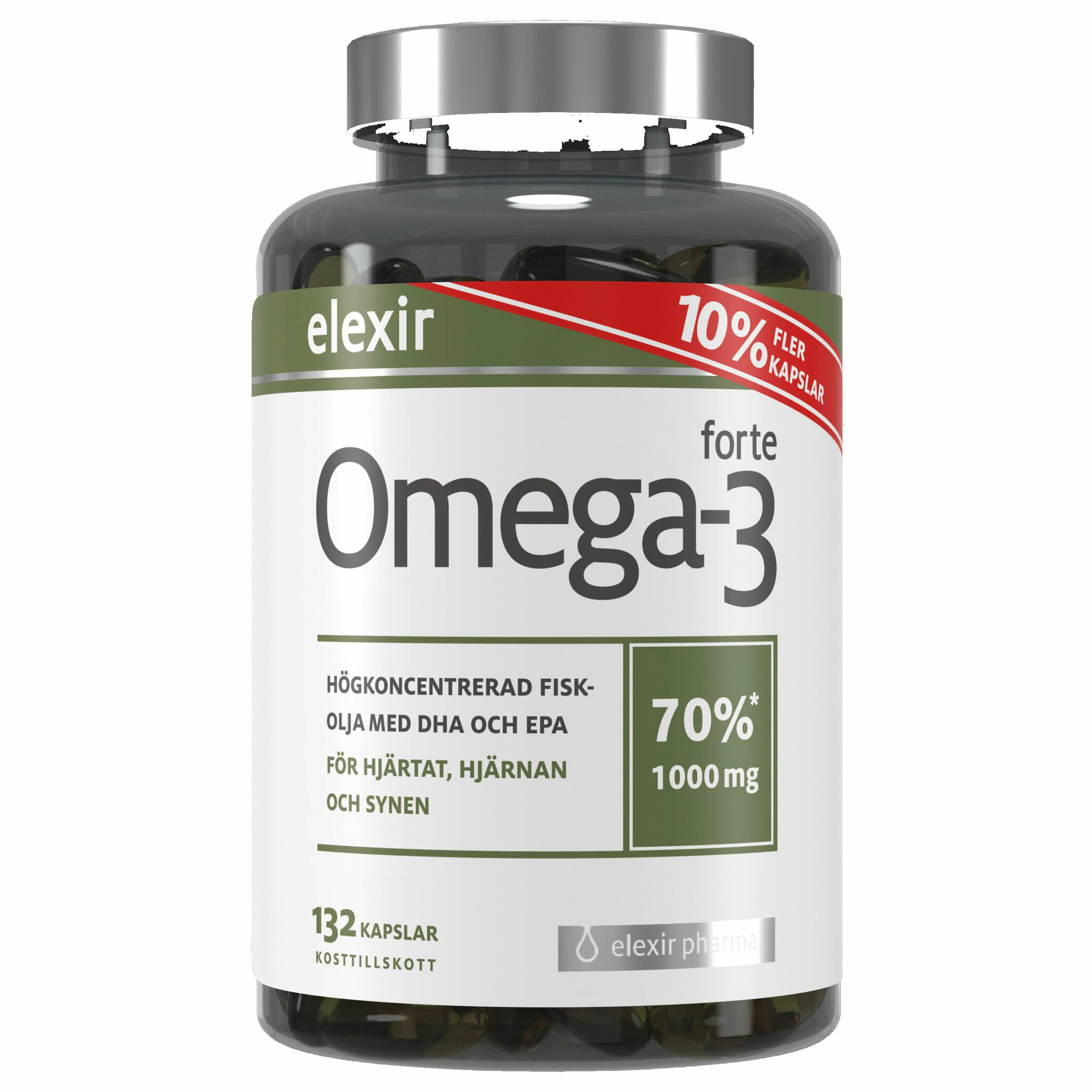 Elexir Pharma Omega-3 forte - 132 capsules