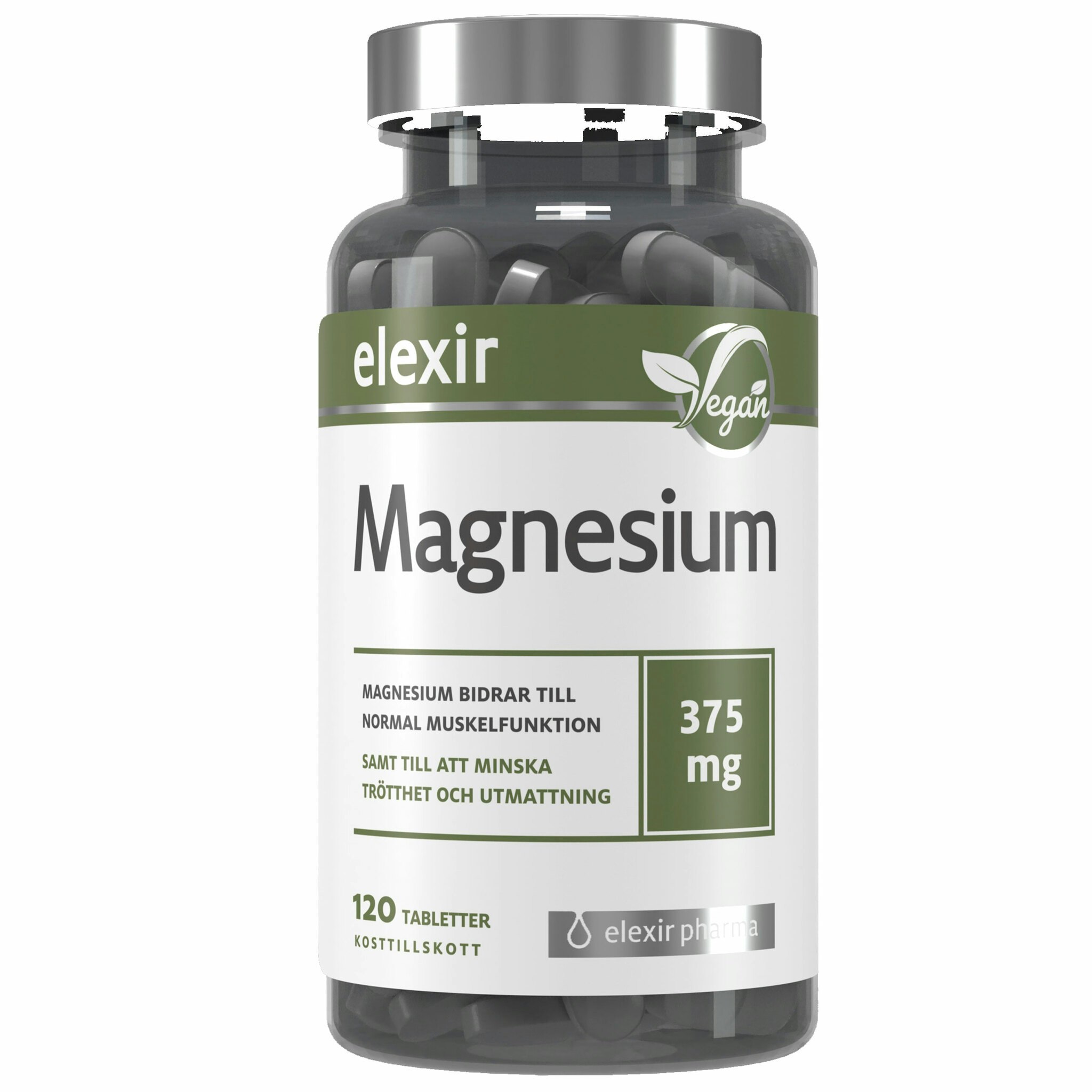 Elexir Pharma Magnesium 375 mg - 120 tablets
