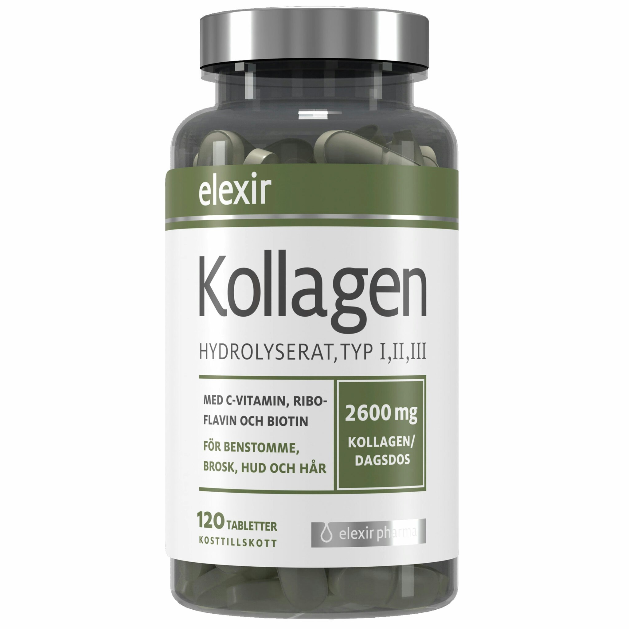 Elexir Pharma Collagen - 120 tablets