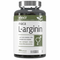 Elexir Pharma Maca L-arginine - 180 capsules