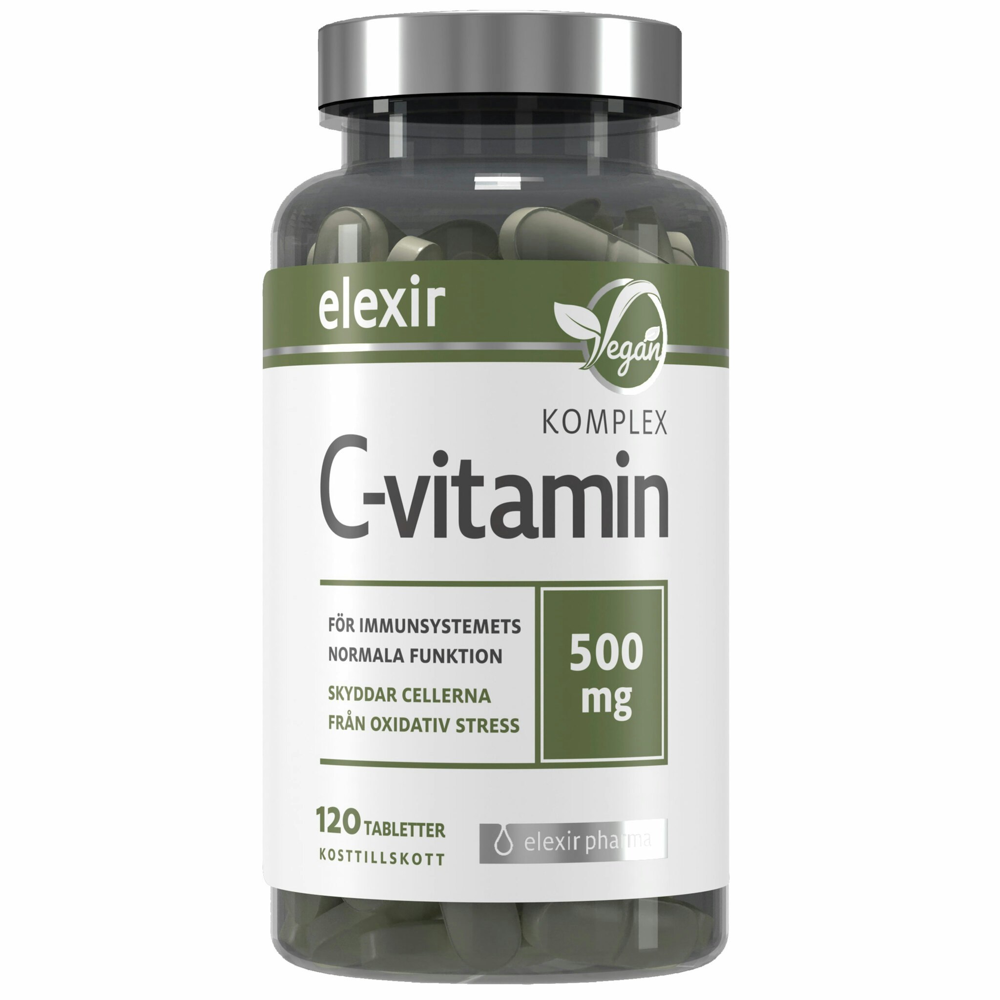 Elexir Pharma Vitamin C Complex - 120 tablets