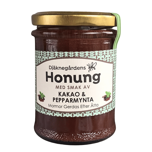Djäknegårdens Honung Cocoa & Peppermint Honey - 250 grams