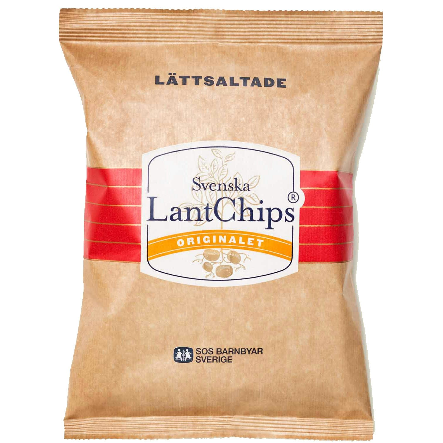 Svenska Lantchips Lightly Salted - 200 grams