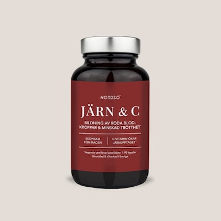 Nordbo Iron & vitamin C - 90 capsules