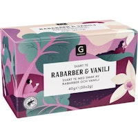 Garant Tea, Rhubarb & Vanilla - 20 bags