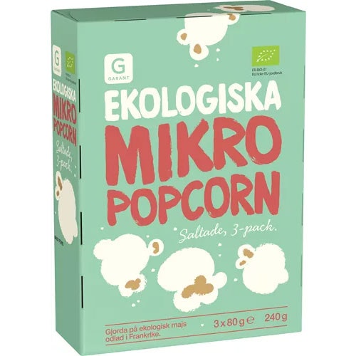 Garant Organic Popcorn - 240 grams