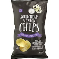 Garant Sourcream & Onion Chips - 200 grams