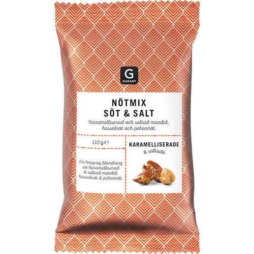 Garant Nut Mix, Sweet & Salty - 110 grams