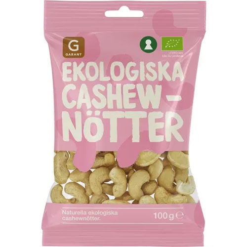 Garant Organic cashew Nuts - 100 grams