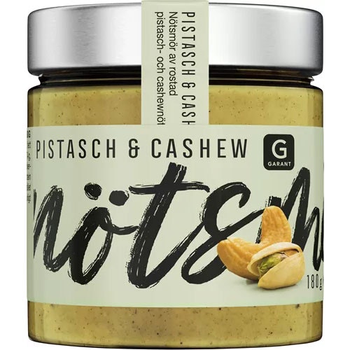 Garant Pistachio & Cashew Butter - 180 grams