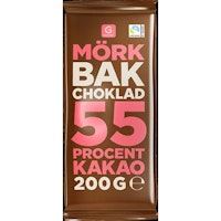 Garant Dark Baking Chocolate 55% - 200 grams