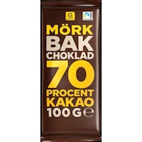 Garant Dark Baking Chocolate 70% - 200 grams