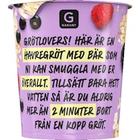 Garant Porridge Cup, Berries - 65 grams