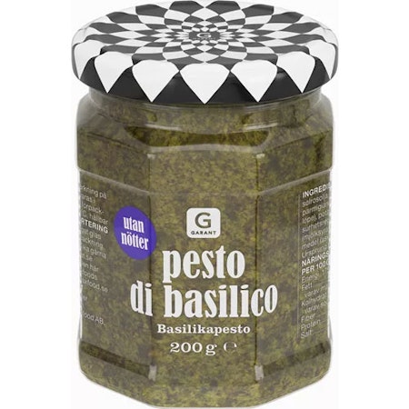 Garant Pesto Di Basilico, Nut-free - 200 grams