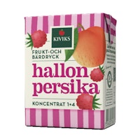 Kiviks Raspberry & Peach Drink Concentrate - 2 dl