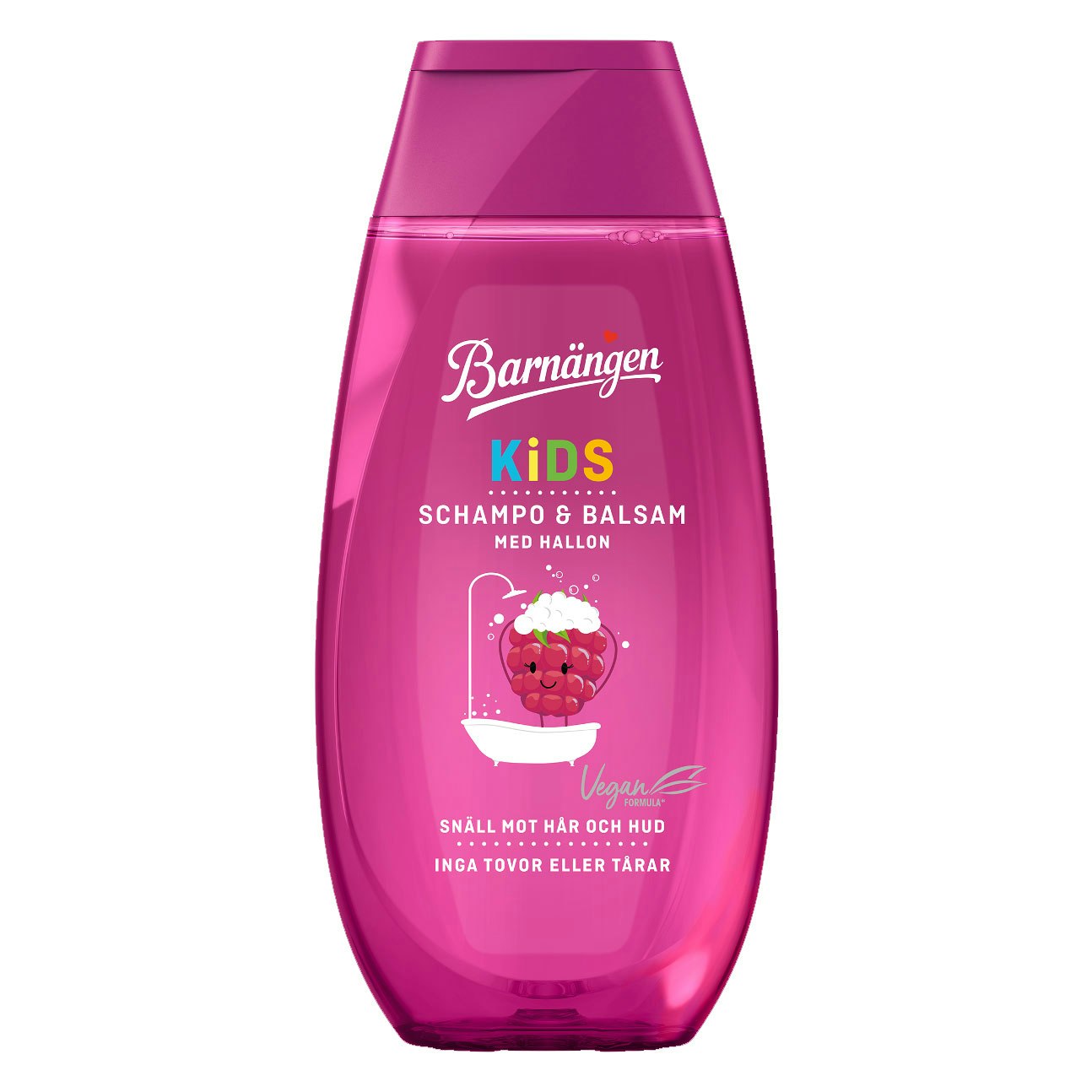 Barnängen Kids Shampoo & Shower Gel, Raspberry - 250 ml