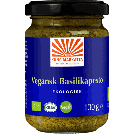 Kung Markatta Vegan Basil Pesto - 130 grams