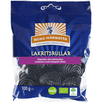 Kung Markatta Licorice Rolls - 100 grams